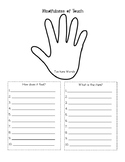 Mindfulness of Touch Worksheet