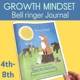 Growth Mindset + SEL Daily Check in Journal with Distance 