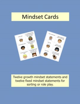 Preview of Printable Mindset Cards