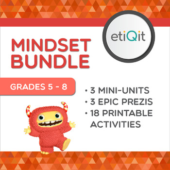 Preview of Mindset Middle School Bundle | Prezis & Printable Activities