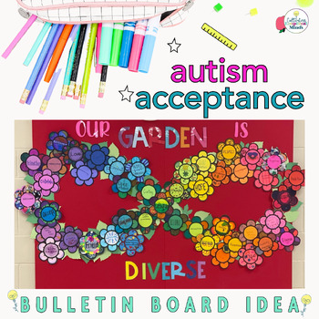Preview of autism acceptance autism awareness bulletin board special ed bulletin board asd