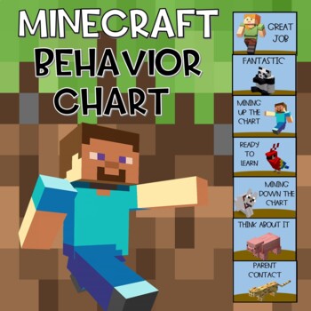 Minecraft Behavior Management Worksheets Teaching Resources Tpt