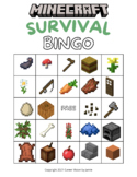 Minecraft Bingo English Spanish. Bilingual. ESL.  4 Option