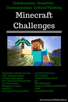 Preview of Minecraft Challenges - 14 Fun and Exciting Challenges