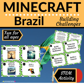 Preview of Minecraft Challenges | Brazil | STEM Activities