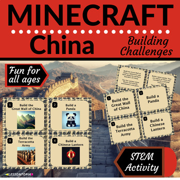 Preview of Minecraft Challenges | China | STEM Activities