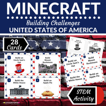 Preview of Minecraft Challenges | United States | STEM Activities
