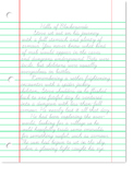 Minecraft Cursive Practice Sheet – A Minecraft Story Serie