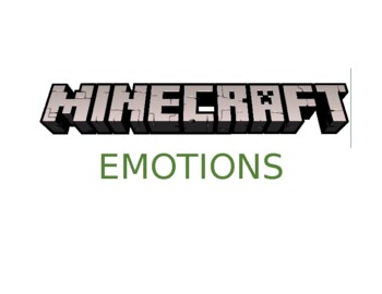 Preview of Minecraft Emotion Identification