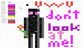 Preview of Minecraft Enderman Order of Operations