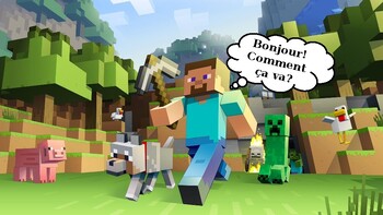 Preview of Minecraft Escape Room French summer end of the year activities reading rules