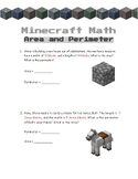 Minecraft Math: Area and Perimeter