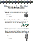 Minecraft Math Bundle