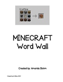 Minecraft Personal Word Wall