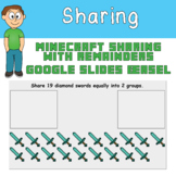 Minecraft Sharing Student Activity Google Slide and Easel 