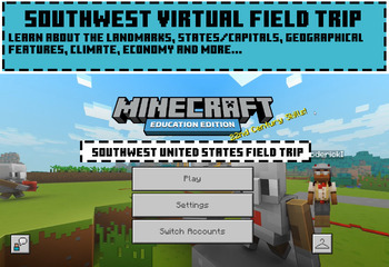 Preview of Minecraft Southwest Virtual Field Trip