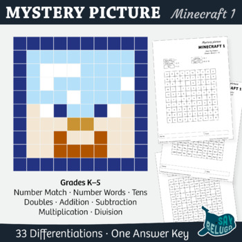 Minecraft Addition And Subtraction Worksheets Teaching Resources Tpt