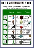 Minecraft Story Writing Dice Game - Explore, Build, and Conquer!