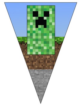 Minecraft Themed Banners! Letters, Numbers & Symbols by Z is for Zebra