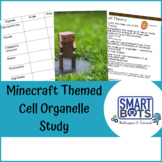 Distance Learning At-Home Minecraft Themed Cell Organelle Study