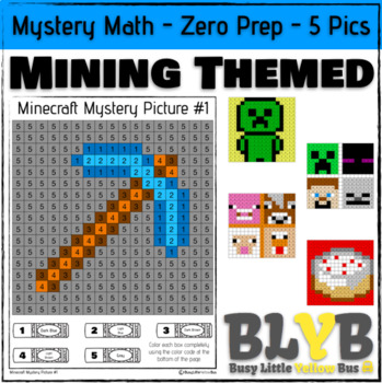 minecraft theme numbers teaching resources teachers pay teachers