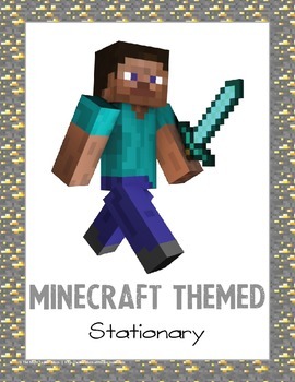 Preview of Minecraft Themed Stationary