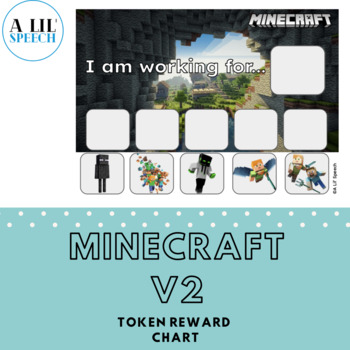 design 2 Minecraft Reward Behaviour Chart & whiteboard Pen 