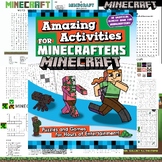 Minecraft Word Search Printable Activity Word Search, Maze