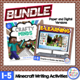 Minecraft Writing Bundle Printable and Digital Resources D
