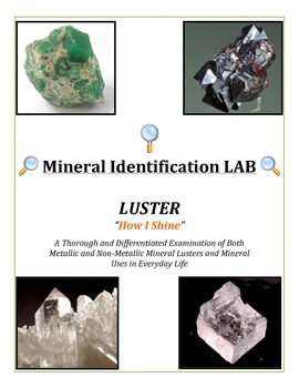 Preview of Mineral Identification LAB: LUSTER (Full of COLORFUL Applications)
