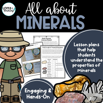 Preview of Mineral Lesson Plans (5E lessons that teach mineral properties & Mohs Scale)