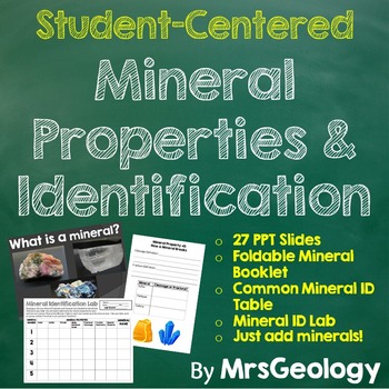 Preview of Mineral Property and Identification Lesson with Foldable Mineral Booklet