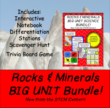 Preview of Rocks and Minerals: BIG UNIT BUNDLE