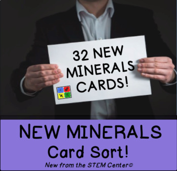 Preview of Minerals Card Sort - Distance Learning Friendly