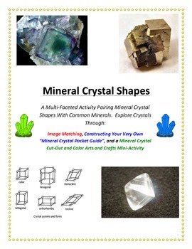 Preview of Minerals: Crystal Types and Structure (COLORFUL - 3 Versions and Modified)
