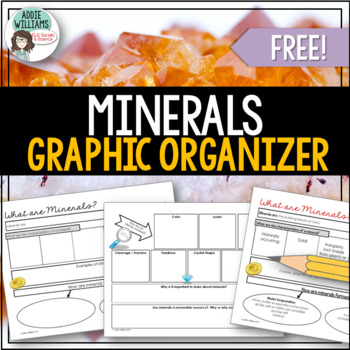 Preview of Minerals - Graphic Organizer