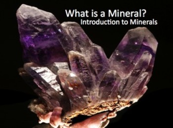 Minerals Introductory Power Point Presentation & Note Sheets | TPT