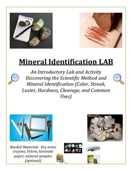 Preview of Rocks and Minerals:  Mineral Identification LAB (COLORFUL and Multi-Level)