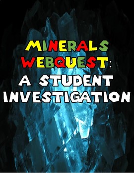 Preview of Minerals Webquest - Student Investigation
