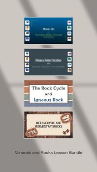 Preview of Minerals and Rocks Lesson Bundle