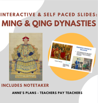 Preview of Ming & Qing Dynasty Slides & Notes