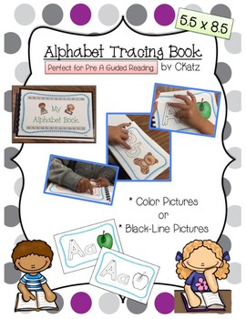 Preview of Mini Alphabet Tracing Book (good for Pre A Readers and Guided Reading)