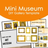 Mini Art Museum DIY Gallery Templates | Curate Your Own Ar