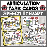 Articulation Speech Sounds Task Cards for Speech Therapy