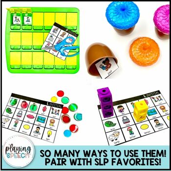 Mini Articulation Cards and Vowel Cards BUNDLE for Speech Therapy — Playing  Speech