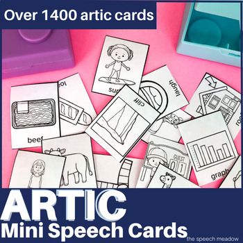 Preview of Mini Articulation Cards for Speech Therapy