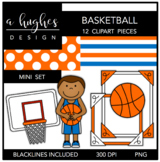 Mini Basketball Clipart Set