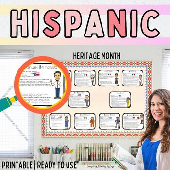 Preview of Hispanic People: 42 Mini Biographies for Hispanic Heritage Month | Mini posters