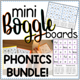 Mini Boggle Boards: PHONICS BUNDLE: Phonics Word Work