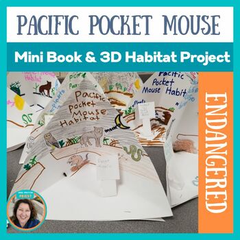 Preview of Endangered Animal Habitat Project & Mini Book for Pacific Pocket Mouse